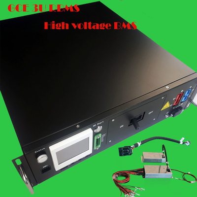 384V 125A Bms Υψηλή τάση με 3U Box 3,5 ιντσών οθόνη Rs485 CAN επικοινωνία