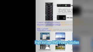 High Voltage 128S BMS για αξιόπιστη διαχείριση ισχύος ESS