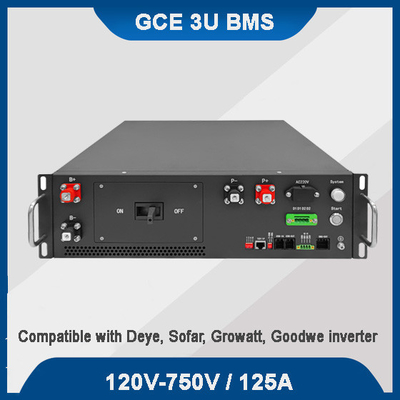 GCE BMS 160S 512V Συστήματα διαχείρισης μπαταριών Εργασία με Deye Sofar Inverter 125A με 16S BMU Για σύστημα αποθήκευσης ενέργειας