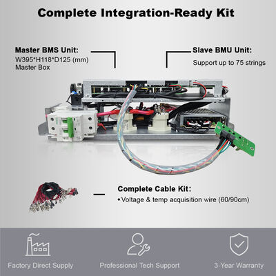CE RBMS 10 Ενσωματωμένο υψηλής τάσης BMS. 120-370V LFP Διαχείριση μπαταρίας. 60-κύτταρα Παρακολούθηση. CAN/RS485.