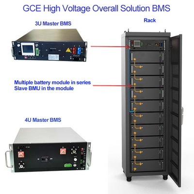 High Voltage LifePO4 Smart UPS BMS 528V 400A with 15S BMU 16S BMU