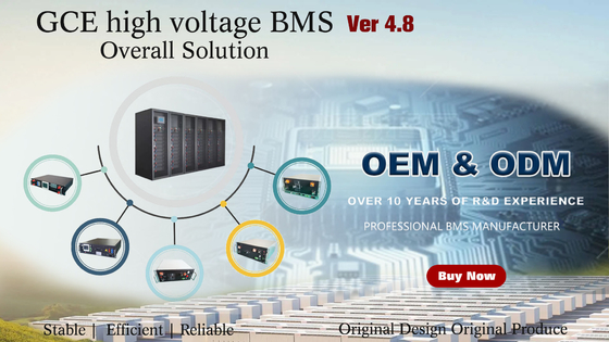 192V 125A UPS BMS με το σύστημα ηλιακής ενέργειας ηλεκτρονόμων BESS UPS Sistemas de Energia